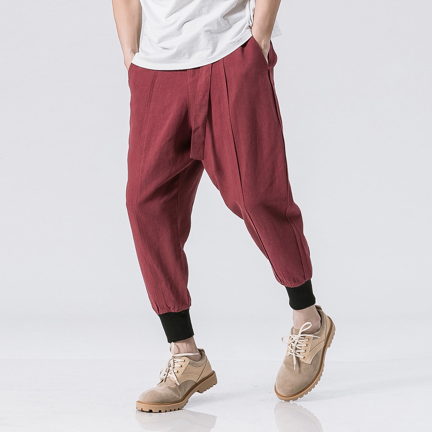 Urban Gents | Cotton Linen Beam Pants