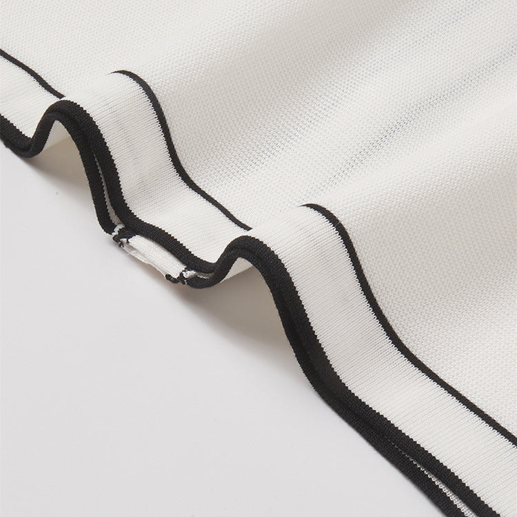 Old Money Contrast Cardigan