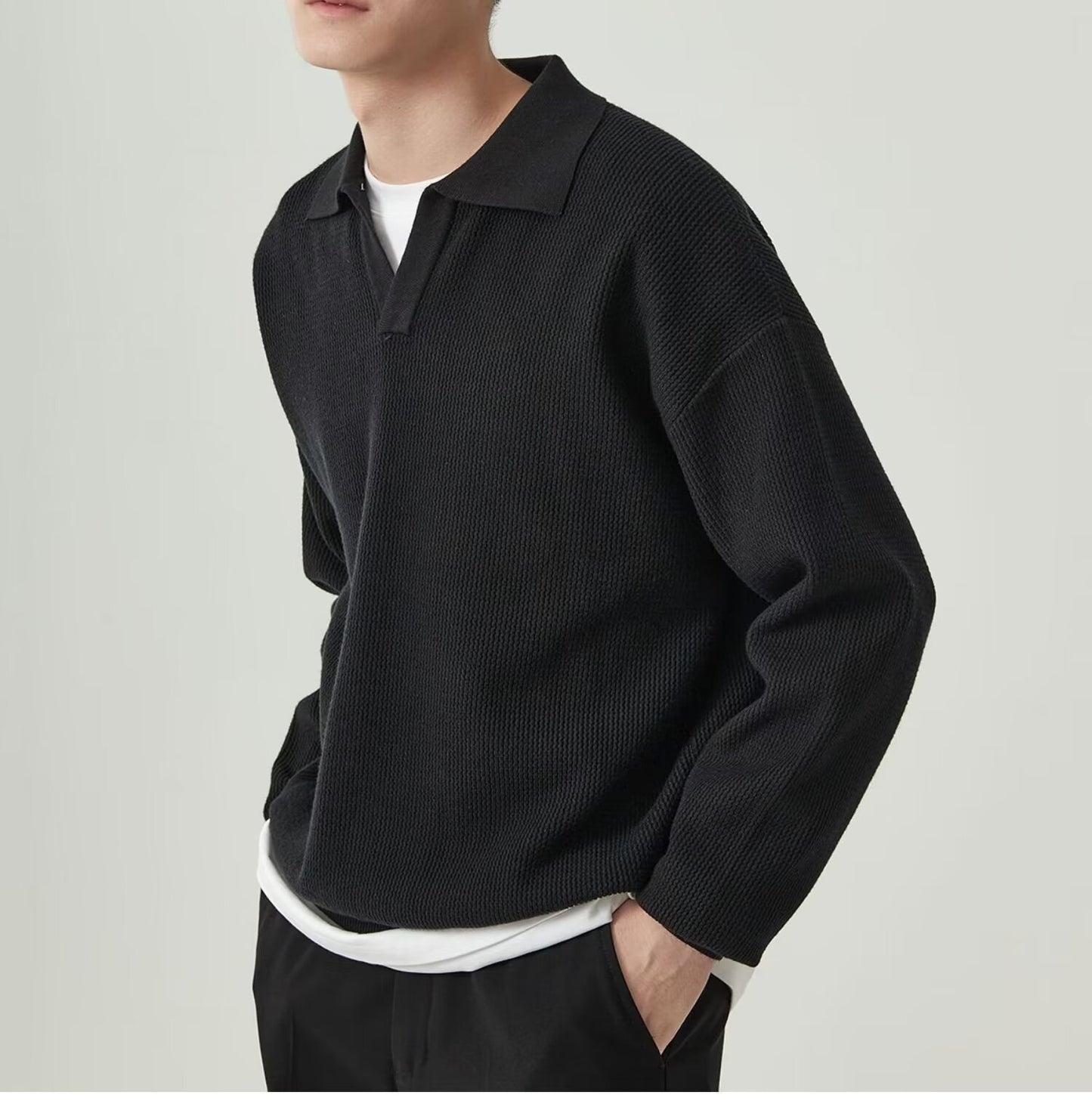 Urban Gents | Men's Loose Long Sleeve Shirt