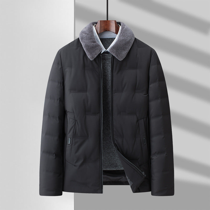 Detachable Wool Lapel Business Jacket