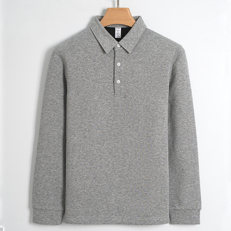 Urban Gents | Fleece Lined Warm Polo Shirt