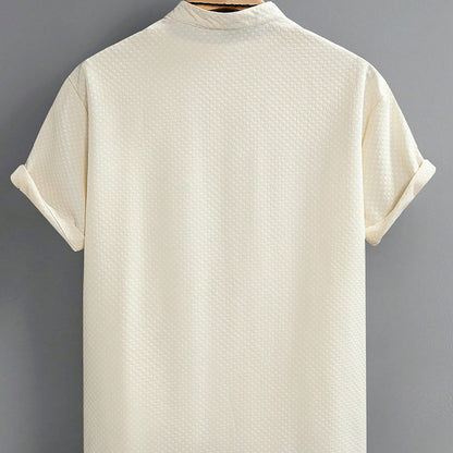 Urban Gents | Stand Collar Summer Shirt