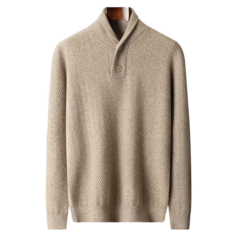 Urban Gents | Men's Cashmere Lapel Sweater