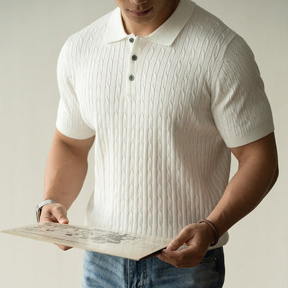 Urban Gents | Textured knit polo