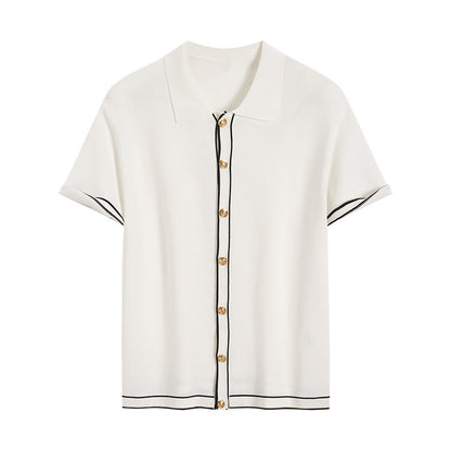 Old Money Contrast Cardigan