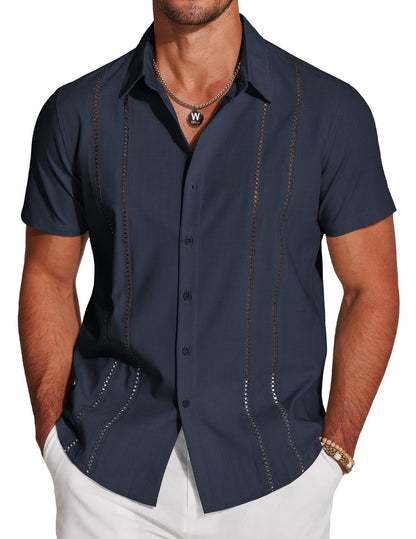 Urban Gents Short-Sleeve Hawaiian Shirt