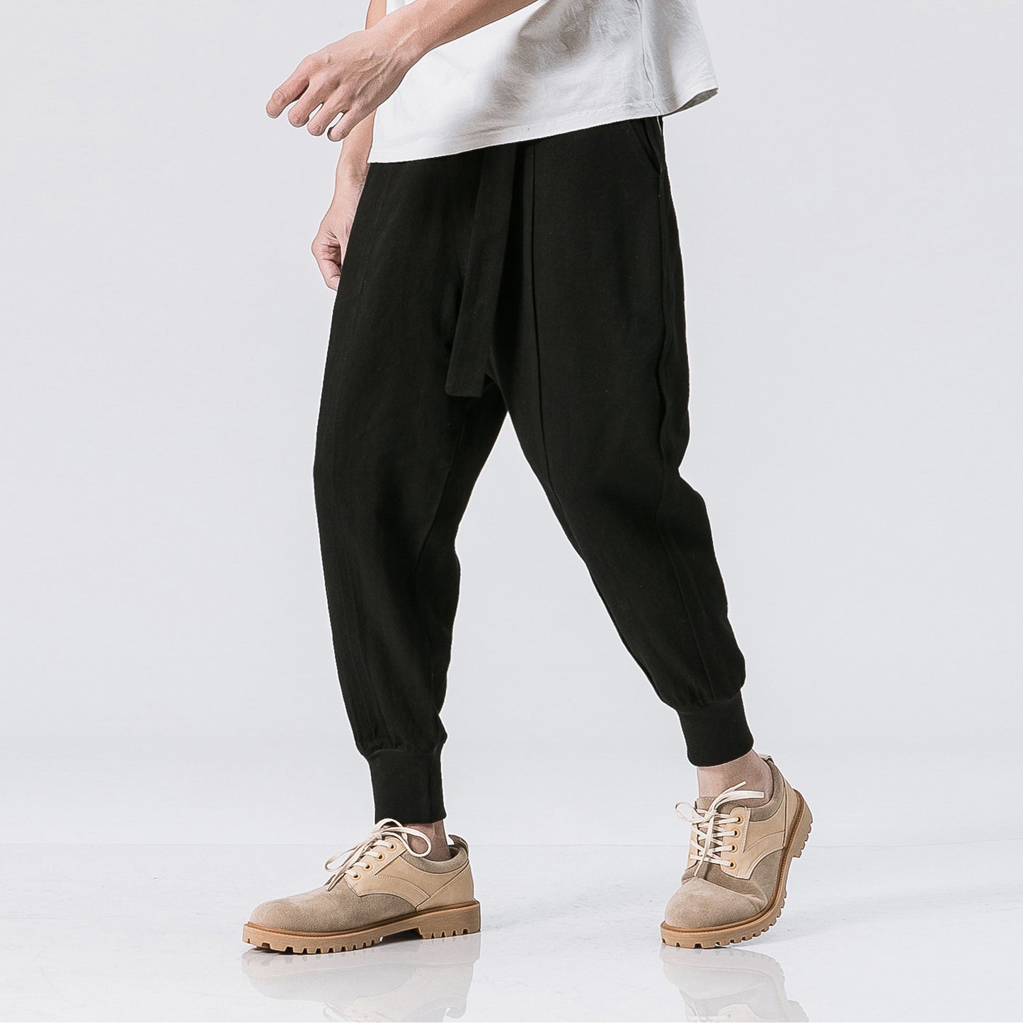 Urban Gents | Cotton Linen Beam Pants