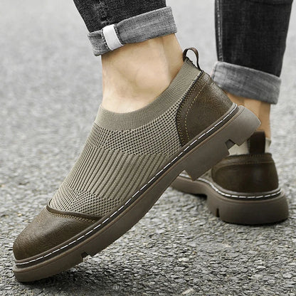 Urban Gents | FlexKnit Leather Loafers