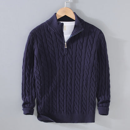Urban Gents Half Zip Winter Sweater