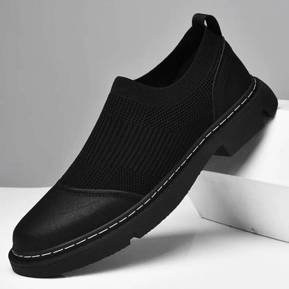 Urban Gents | FlexKnit Leather Loafers