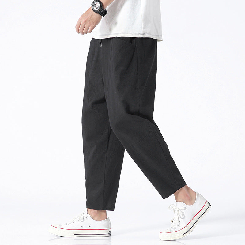 Urban Gents Men’s Cotton-Linen Pant