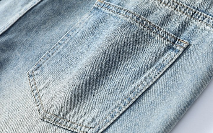 Loose Wide-Leg Denim Jeans