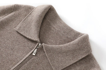 Urban Gents | Cashmere Zipper Sweater Coat