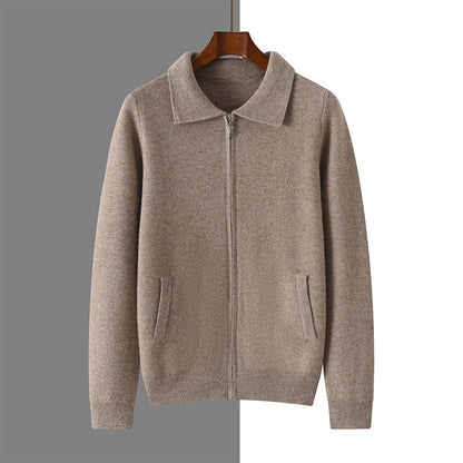 Urban Gents | Cashmere Zipper Sweater Coat