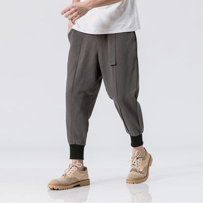 Urban Gents | Cotton Linen Beam Pants