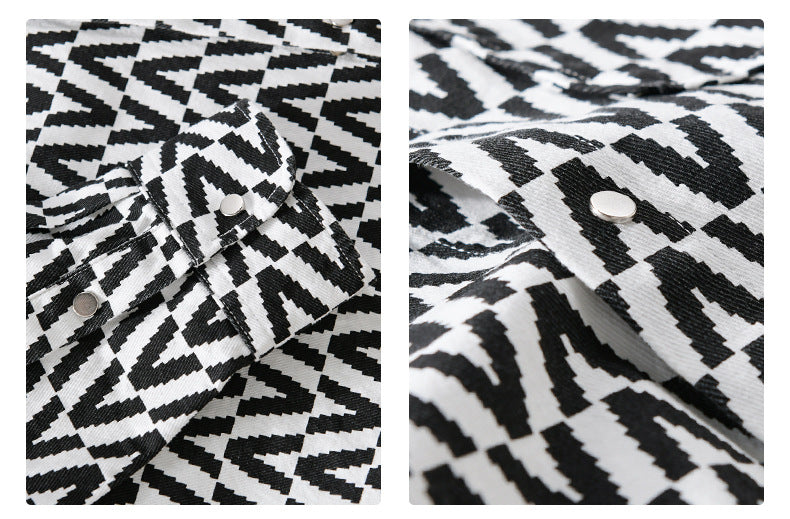 Urban Gents | Printed Casual Long Sleeve Shirt