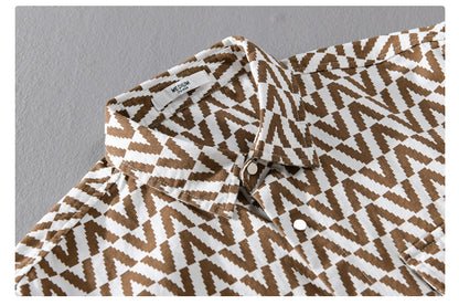 Urban Gents | Printed Casual Long Sleeve Shirt