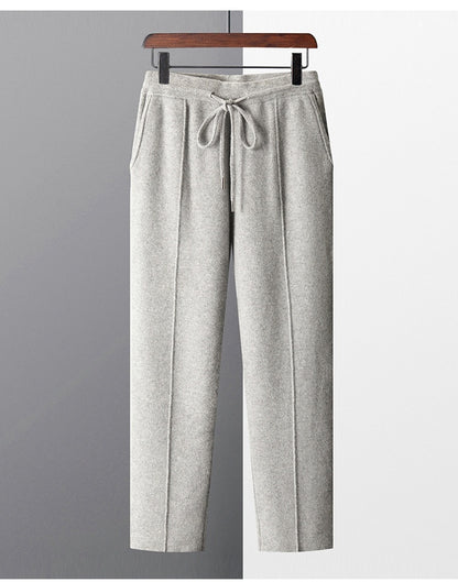 Urban Gents | Men's Wool Straight-Leg Pants