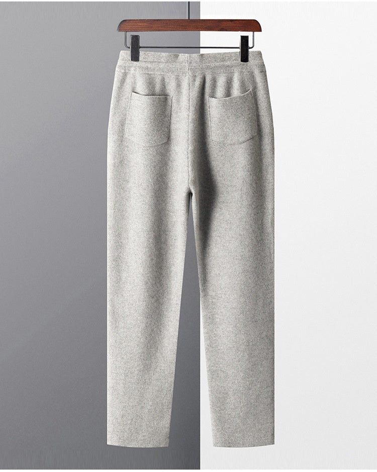 Urban Gents | Men's Wool Straight-Leg Pants