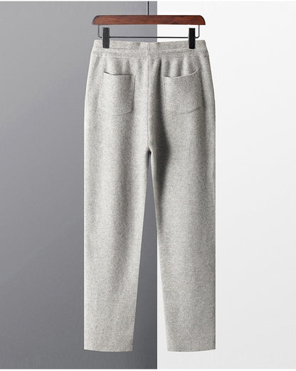 Urban Gents | Men's Wool Straight-Leg Pants