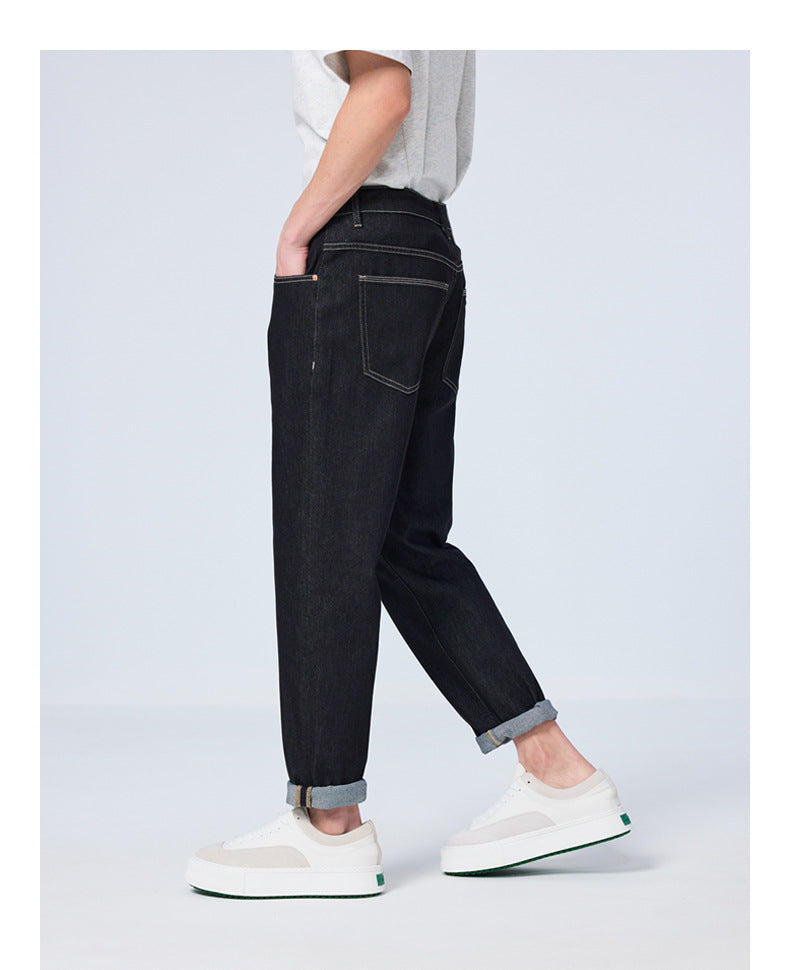 Urban Gents | Loose Straight Cropped Jeans