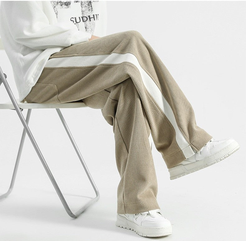 Urban Gents | Loose Corduroy Straight Pants