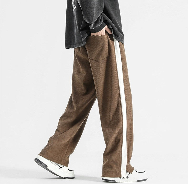 Urban Gents | Loose Corduroy Straight Pants