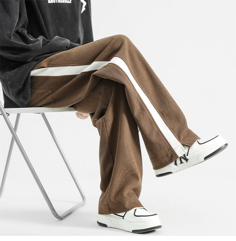 Urban Gents | Loose Corduroy Straight Pants