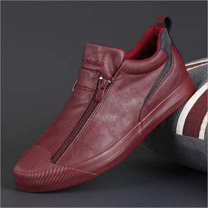 Men's Casual Zip-up Sneakers