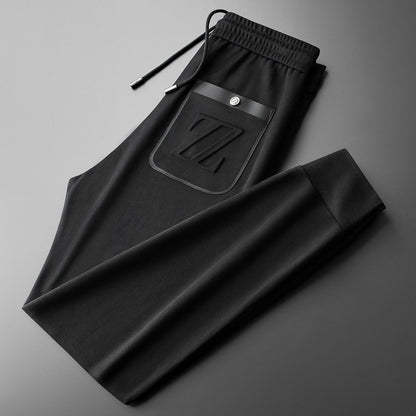 Urban Gents | Embroidered Sports Casual Pants