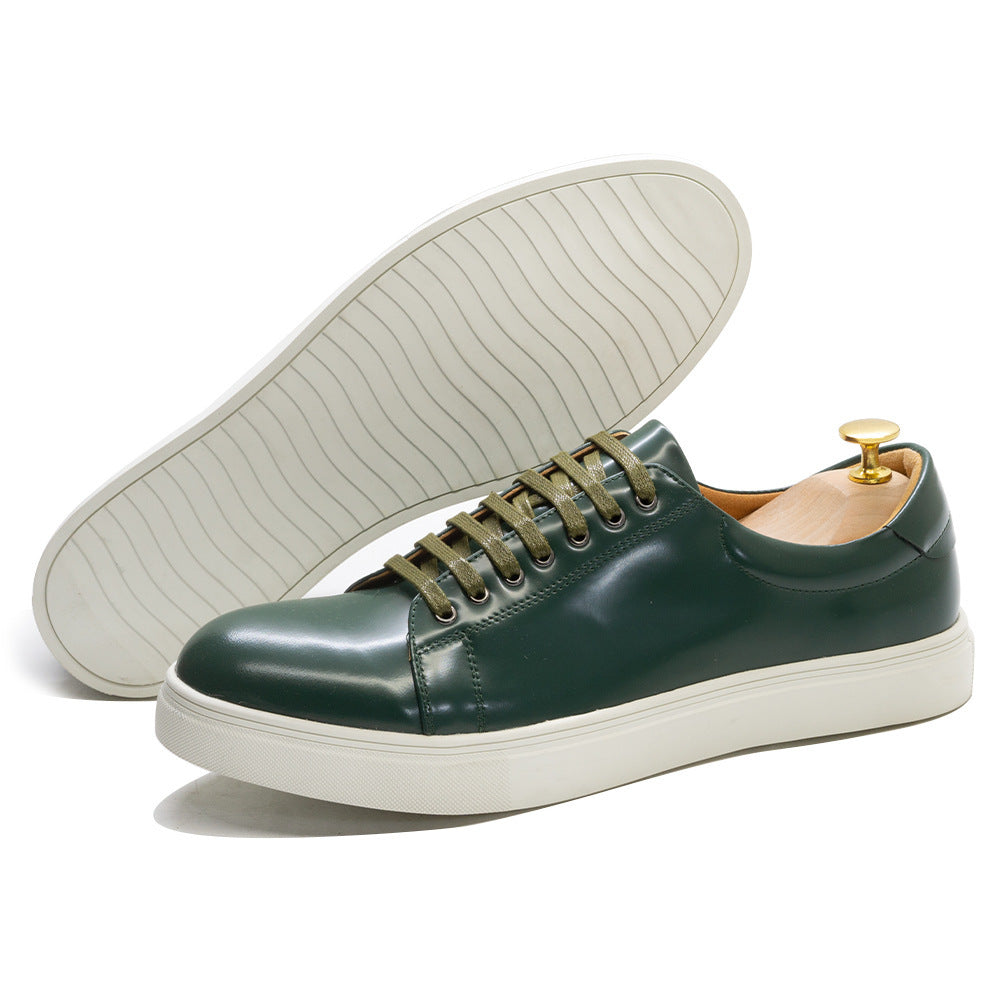 Luxury Patent Leather Sneakers