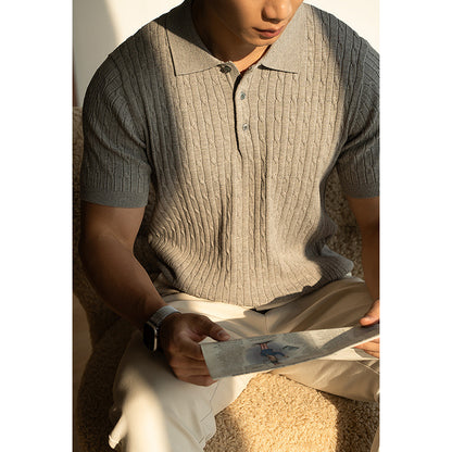 Urban Gents | Textured knit polo