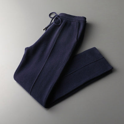 Urban Gents | Men's Wool Straight-Leg Pants