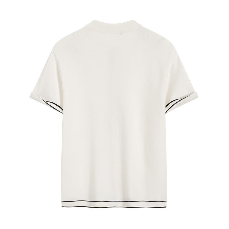 Old Money Contrast Cardigan