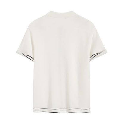 Old Money Contrast Cardigan