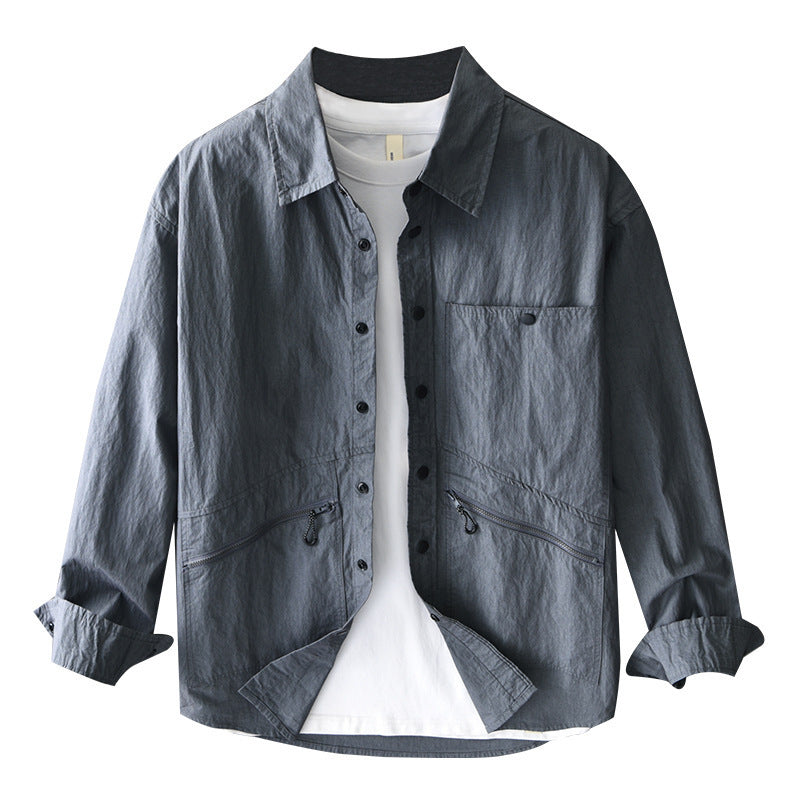 Urban Gents | Cotton Casual Long-Sleeve Shirt
