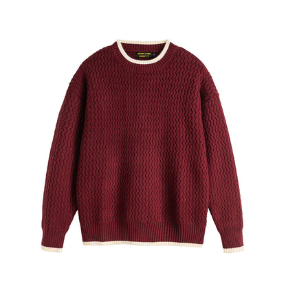 Men's Knitted Round Neck Sweater