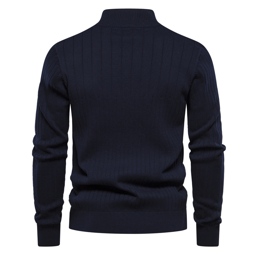 Slim Fit Half Zip Sweater