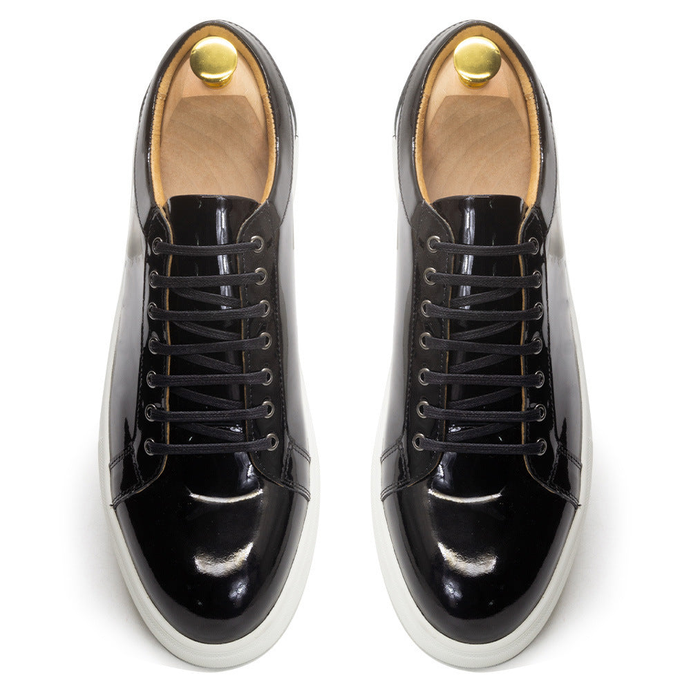 Luxury Patent Leather Sneakers