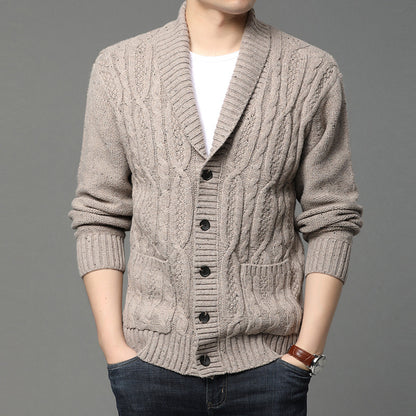 Urban Gents | Knitted jacquard jacket