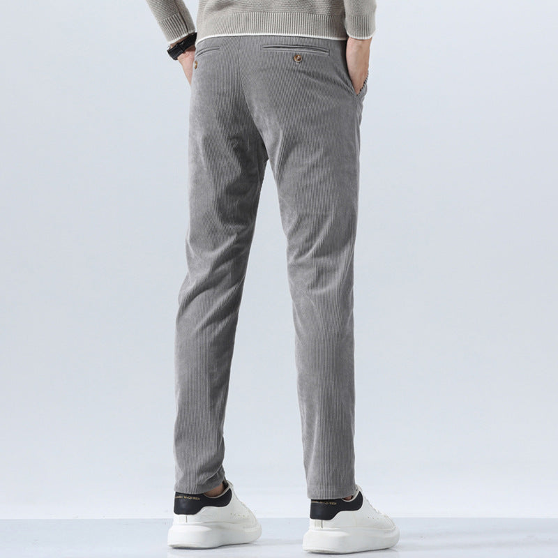 Urban Gents | Corduroy Business Casual Pants