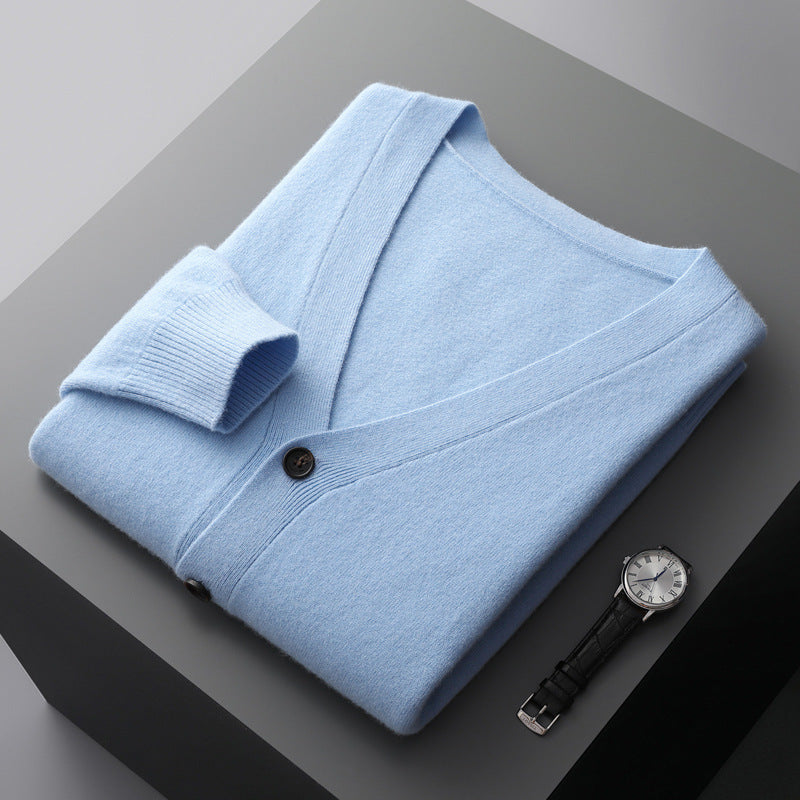 Urban Gents | V-Neck Wool Cardigan