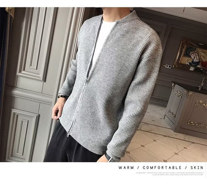 Urban Gents Men’s Slim-Fit Knit Cardigan