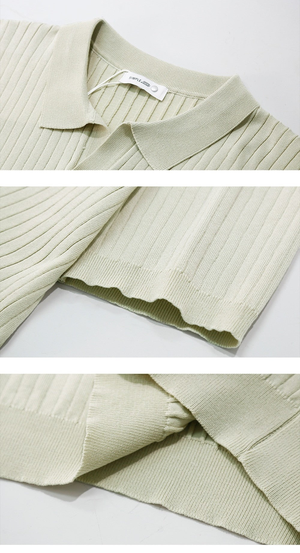 Premium Ribbed Polo Shirt