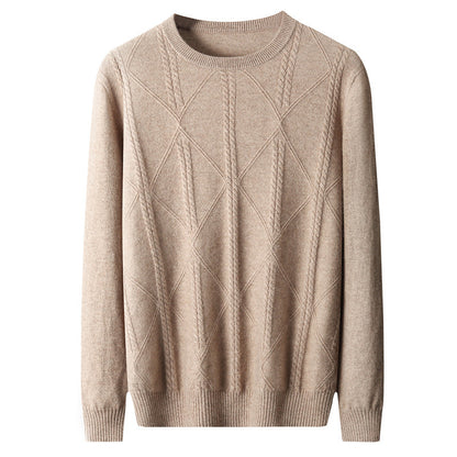 Urban Gents | Diamond Lattice Cashmere Sweater