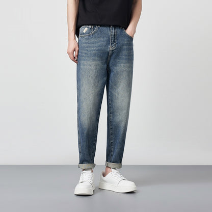 Urban Gents | Straight-Leg Washed Jeans