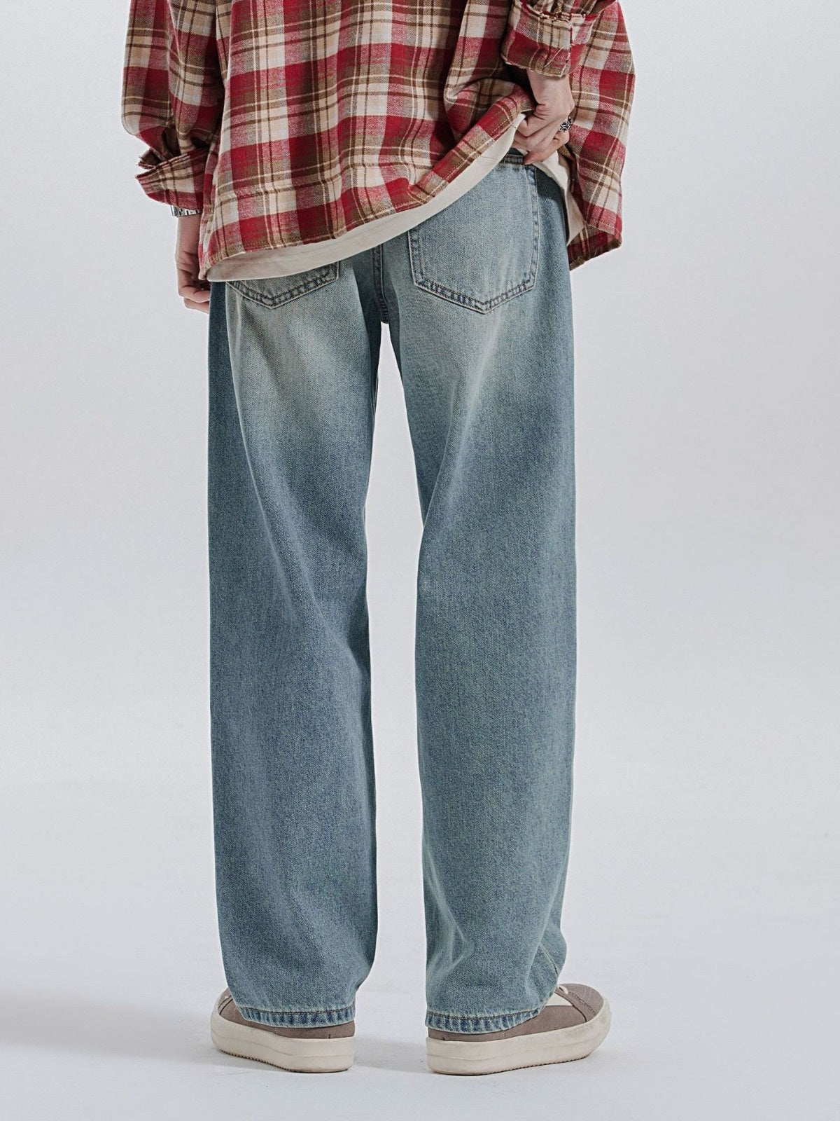 Urban Gents | Whiskered Straight-Leg Jeans