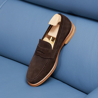 Business Casual Suede Loafers
