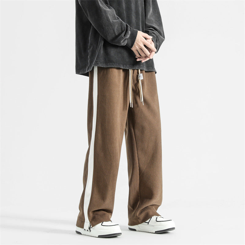 Urban Gents | Loose Corduroy Straight Pants