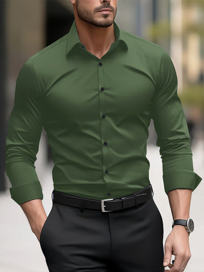 Urban Gents | Long Sleeved Business Casual Shirt